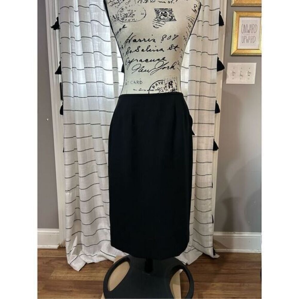 Le Suit Black Pencil Skirt Size 6 Brand New with Tags